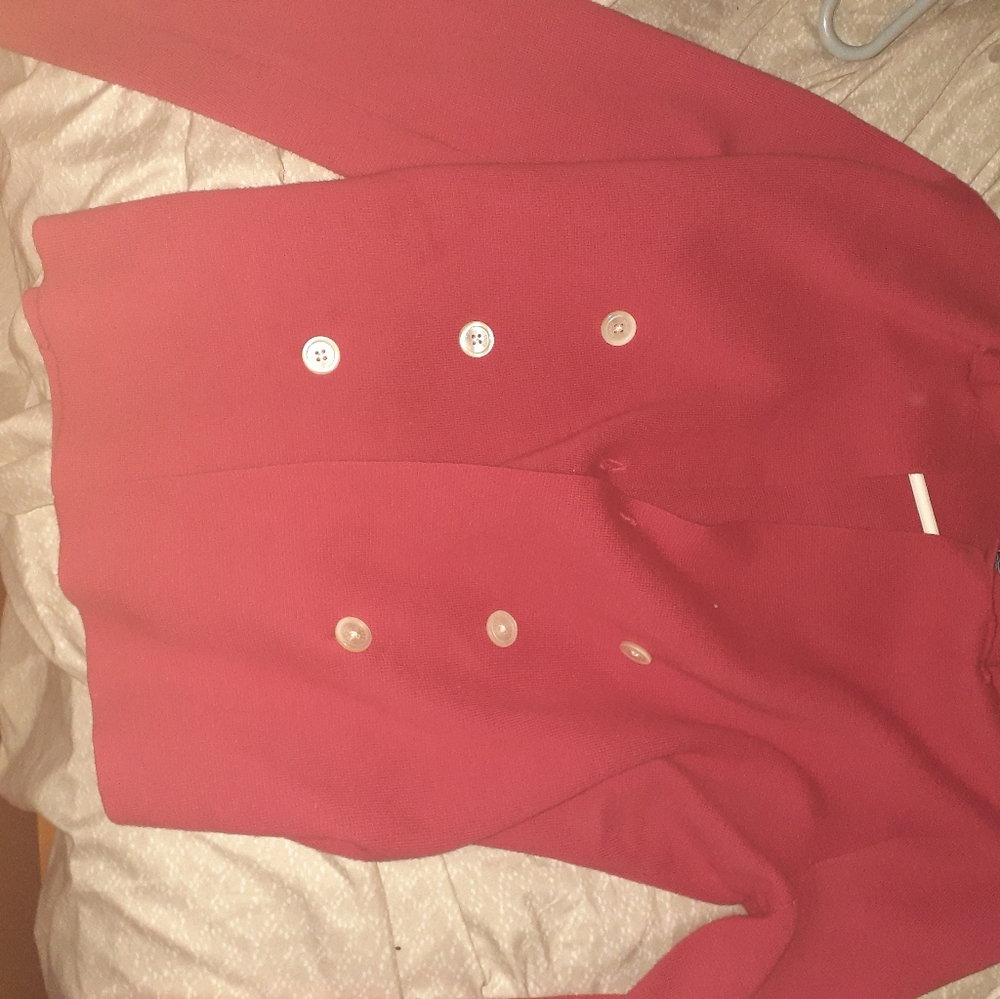 Red chaps Ralph Lauren jacket